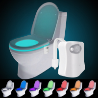 Loskii Lk U800 8 Color Usb Charge Toilet Night Light Bathroom Motion Activated Sensor Led Toilet Seat Light