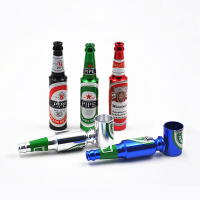 Loskii Nb Sp006 Mini Beer Tobacco Pipe Creative Metal Smoking Pipes Smoking Accessories