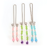 Lot Clear Crystal Faux Pearl Yin Clip