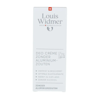Louis Widmer Deo Crème Zonder Aluminiumzouten Zonder Parfum