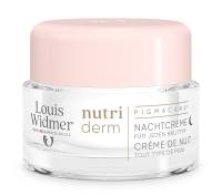 Louis Widmer Nutriderm Pigmacare® Nachtcrème Zonder Parfum