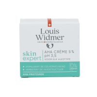 Louis Widmer Skinexpert AHA Crème 5 % pH 3,5 Zonder Parfum