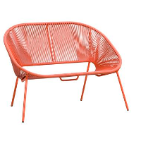 Loungebank Formentera   terracotta   83x117x67 cm   Leen Bakker
