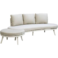 Loungebank Istres   zand   88x205x68 cm   Leen Bakker