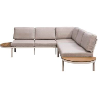 Loungebank Soulac   zand   81x167x71,5 cm   Leen Bakker