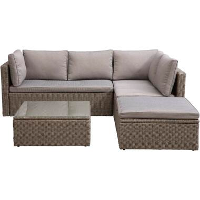 Loungeset Narbonne   antraciet   Leen Bakker