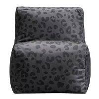 Loungestoel leopard Lebel   antraciet   75x55x60 cm   Leen Bakker