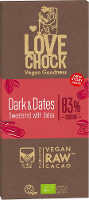 Lovechock Dark & Dates 83% Chocolade