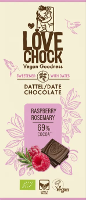 Lovechock Date Chocolate Raspberry Rosemary