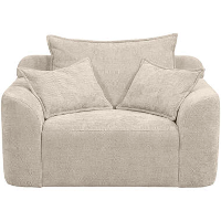 Loveseat Elsa   stof Eden   beige   Leen Bakker
