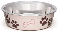 Loving Pets Voer/drinkbak Bella Paparazzi Roze #95;_2300 Ml 22x22x6 Cm