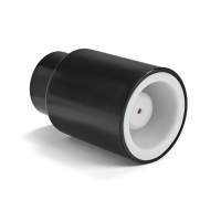 Wijnstopper/flessenstopper   2x   zwart   kunststof   vacuumstopper