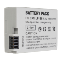 Lp E8 7.4V 1500mah Rechargeable Camera Battery Pack For Canon 550d 600d 650d 700d