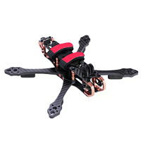 LS220 220mm wielbasis 5 inch frame kit compatibel met DJI O3 WalkSnail Nebula Aurora Vista Air Unit RC FPV Race Drone