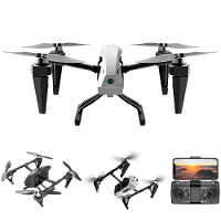 LSRC KS66 WiFi FPV met 6K HD Dubbele Camera Schakelbare Optische Stroom Hover Borstelloos Legering Materiaal 197g RC Dro