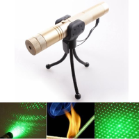 Lt 0668 Adjustable Focus 532nm 5mw Green Laser Pointer+light Star Cap