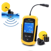 LUCKY FFC1108 Viszoeker Kleurendisplay Echo Sounder Alarm Transducer Fishfinder 0.7M 100m Draagbaar Visgerei