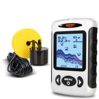 GELUKKIG FF718D Viszoeker 2.2 Inch LCD scherm Draagbare Fishfinder 200KHz/83KHz Dual Sonar Frequentie 100M Fishfinder vo