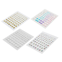 Halloween Cosplay Jewelry Eyes Makeup Crystal Eyes Sticker Tattoo Diamond Glitter Makeup Sticker