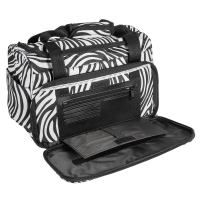 Multifunctionele Kappers Zebra Tas voor Kapper Salon Haar Gereedschap Tas Reisbagage Draagtas Duffle Luier Handtas Schou