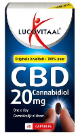 Lucovitaal CBD Cannabidiol 20mg Capsules