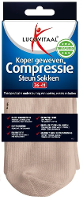 Lucovitaal Koper Geweven Compressie Steunkousen Beige 36 41