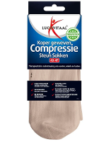 Lucovitaal Koper Compressie Steun Sokken Beige 42 47
