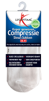 Lucovitaal Koper Geweven Compressie Steun Sokken Wit 42 47