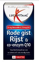 Lucovitaal Rode Gist Rijst & co enzym Q10 Tabletten