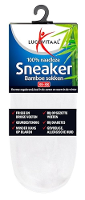 Lucovitaal Sneaker Bamboesokken Wit Maat 35 38
