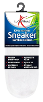 Lucovitaal Sneaker Bamboesokken Wit Maat 43 46