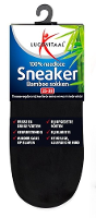 Lucovitaal Sneaker Bamboesokken Zwart Maat 35 38