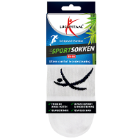 Lucovitaal Sportsokken Bamboe 35 38 Wit