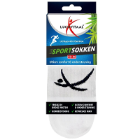 Lucovitaal Sportsokken Bamboe 43 46 Wit