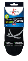 Lucovitaal Sportsokken Bamboe Zwart 35 38