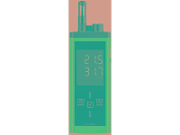 Lufft XC 250 Luchtvochtigheidsmeter (hygrometer) Kalibratie ISO 0 % Hrel 100 % Hrel Dauwpunt/schimmel waarschuwingsweergave