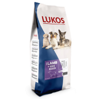 Lukos Adult Medium met lam & rijst   premium hondenvoer 3 kg