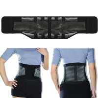 Lumbar Back Spine Support Brace Medical Grade Double Pull Strap Correction Belt