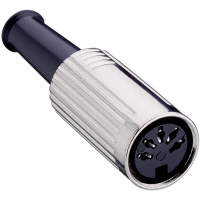 Lumberg 0121 05 DIN connector Bus, recht Aantal polen: 5 Zilver 1 stuk(s)