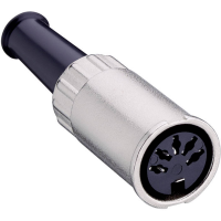 Lumberg 0122 05 DIN connector Bus, recht Aantal polen: 5 Zilver 1 stuk(s)