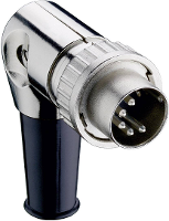 Lumberg 0134 07 1 DIN connector Stekker, haaks Aantal polen: 7 Zilver 1 stuk(s)