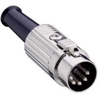 Lumberg 0137 07 1 DIN connector Stekker, recht Aantal polen: 7 Zilver 1 stuk(s)