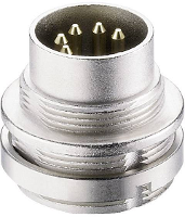 Lumberg 0314 03 DIN connector Stekker, inbouw verticaal Aantal polen: 3 Zilver 1 stuk(s)