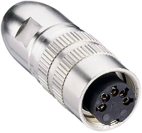 Lumberg 0322 04 DIN connector Bus, recht Aantal polen: 4 Zilver 1 stuk(s)