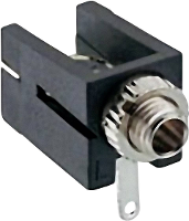 Lumberg 1501 09 Jackplug 2,5 mm Bus, inbouw horizontaal Aantal polen: 2 Mono Zwart 1 stuk(s)