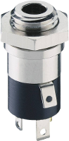 Lumberg 1502 02 Jackplug 3,5 mm Bus, inbouw verticaal Aantal polen: 4 Stereo Zilver 1 stuk(s)