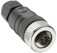 Lumberg Automation 108652 Sensor/actuator connector, niet geassembleerd M12 Aantal polen (sensoren): 5 Koppeling, recht 1 stuk(s)