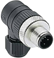 Lumberg Automation 108653 Sensor/actuator connector, niet geassembleerd M12 Aantal polen (sensoren): 4 Stekker, haaks 1 stuk(s)