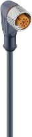 Lumberg Automation 11477 1 Sensor/actuator connector, geassembleerd M12 Aantal polen (sensoren): 4 Bus, haaks 2.00 M 1 stuk(s)