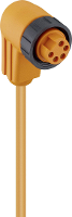 Lumberg Automation 13768 Sensor/actuator connector, geassembleerd 7/8 Aantal polen (sensoren): 4+PE Koppeling, haaks 10.00 M 1 stuk(s)